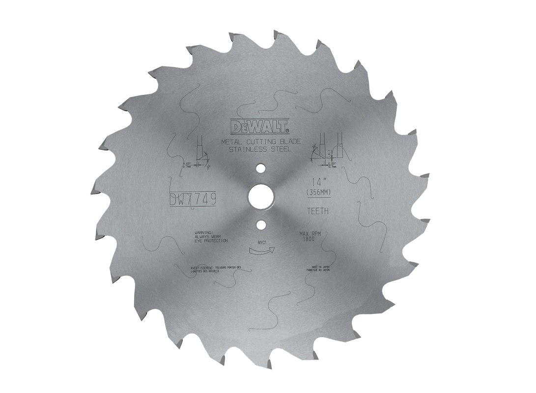 3d model circular saw blade